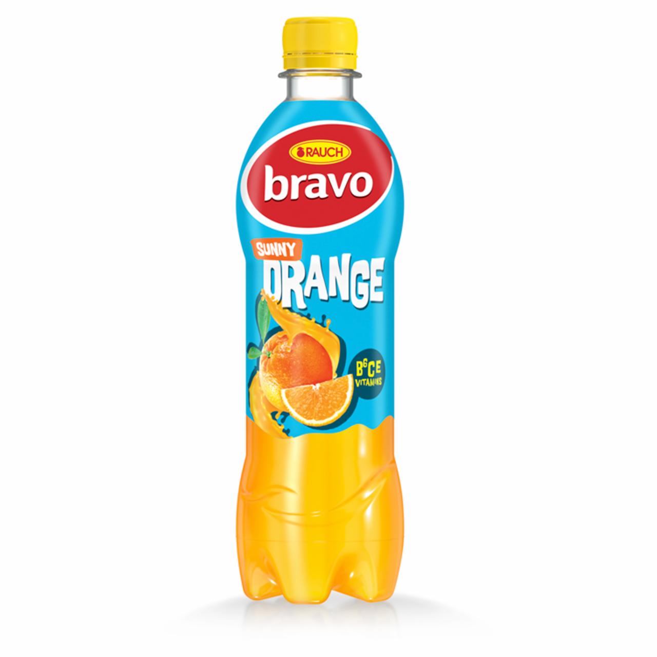 Képek - Rauch Bravo Sunny Orange narancs gyümölcsital cukorral, édesítőszerekkel és 4 vitaminnal 0,5 l