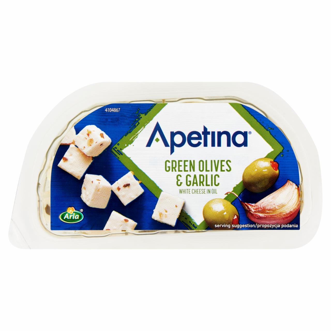 Képek - Apetina krémfehérsajt olívabogyóval és fokhagymával 100 g