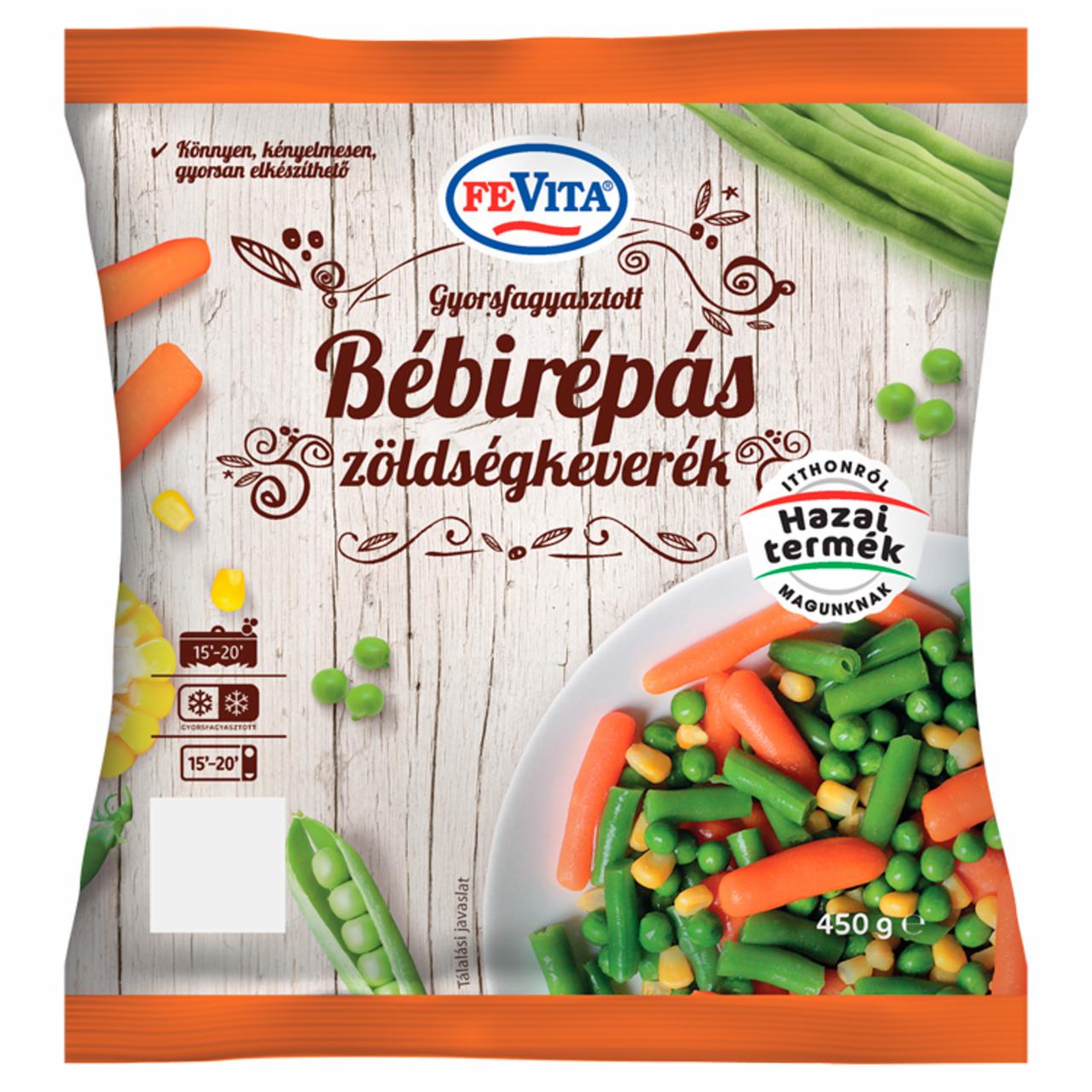 Képek - FeVita gyorsfagyasztott bébirépás zöldségkeverék 450 g