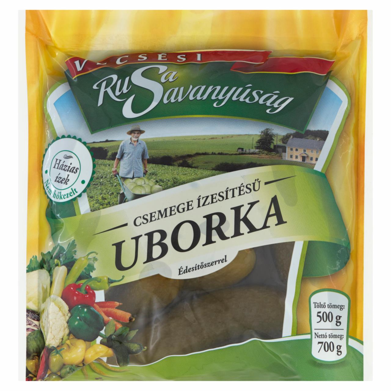 Képek - Rusa Savanyúság csemege ízesítésű uborka édesítőszerrel 700 g