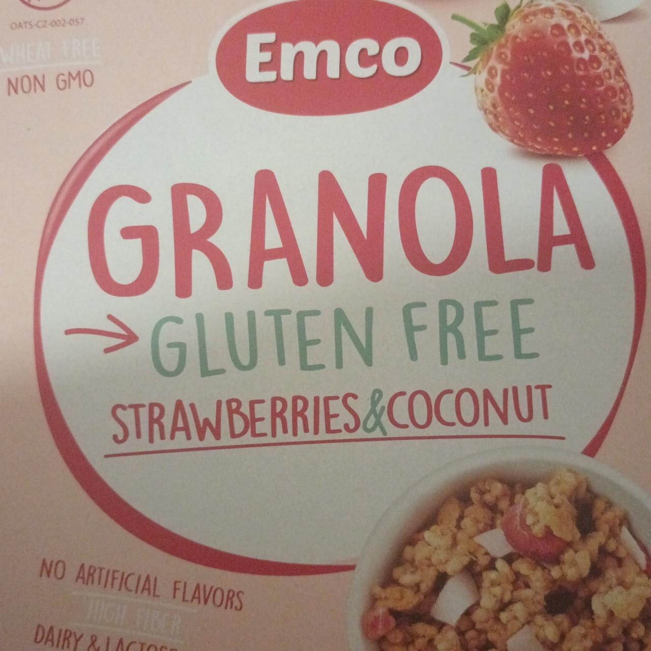 Képek - Granola Strawberry and Coconut Gluten free Emco