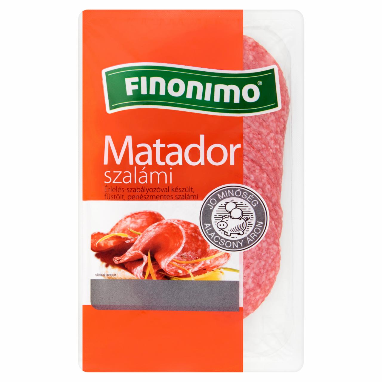 Képek - Finonimo Matador szeletelt szalámi 75 g