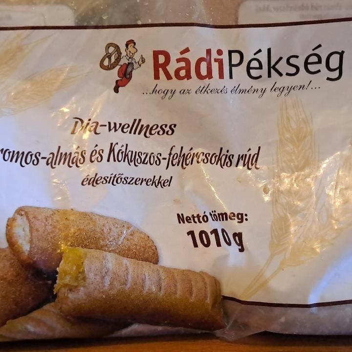 Képek - Citromos-almás és kókuszos fehércsokis rúd édesítőszerekkel Dia Wellness