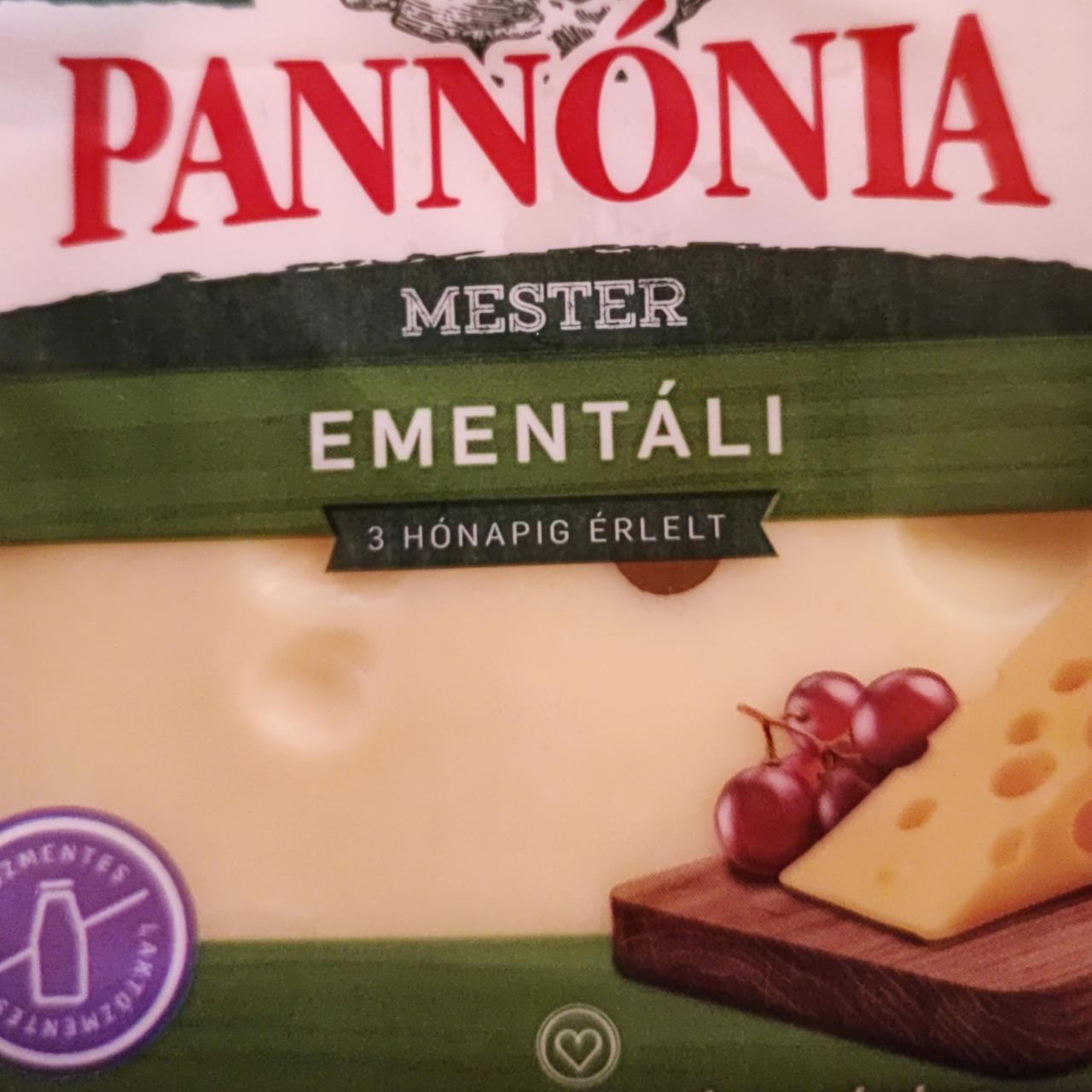 Képek - Pannónia Mester Ementáli darabolt, zsíros, kemény, erjedési lyukas sajt 200 g