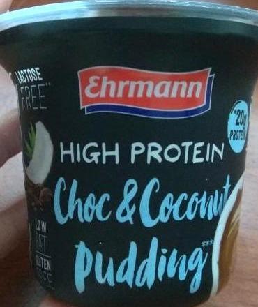 Képek - High protein choc & coconut pudding Ehrmann
