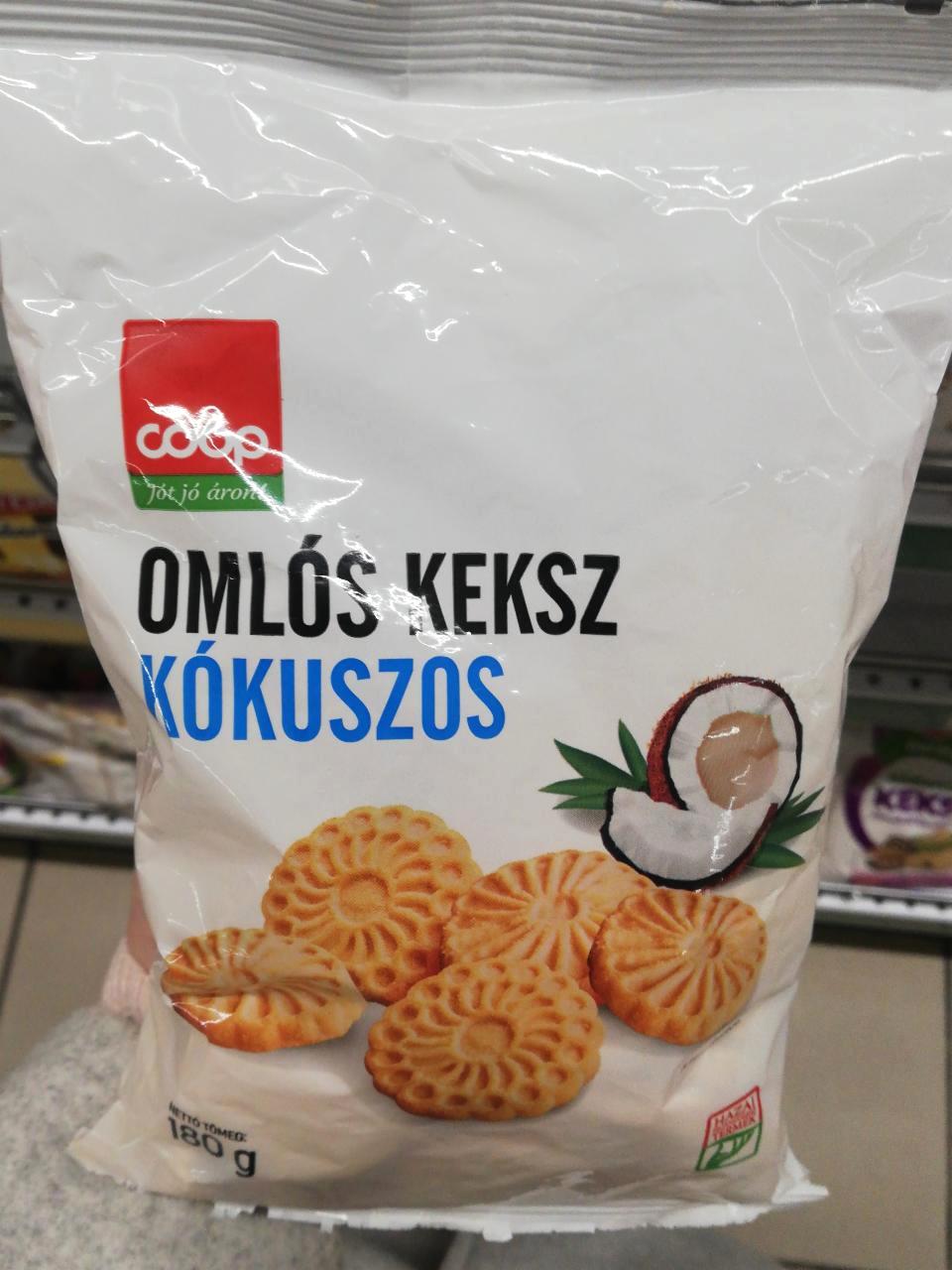 Képek - Kókuszos omlós keksz Coop