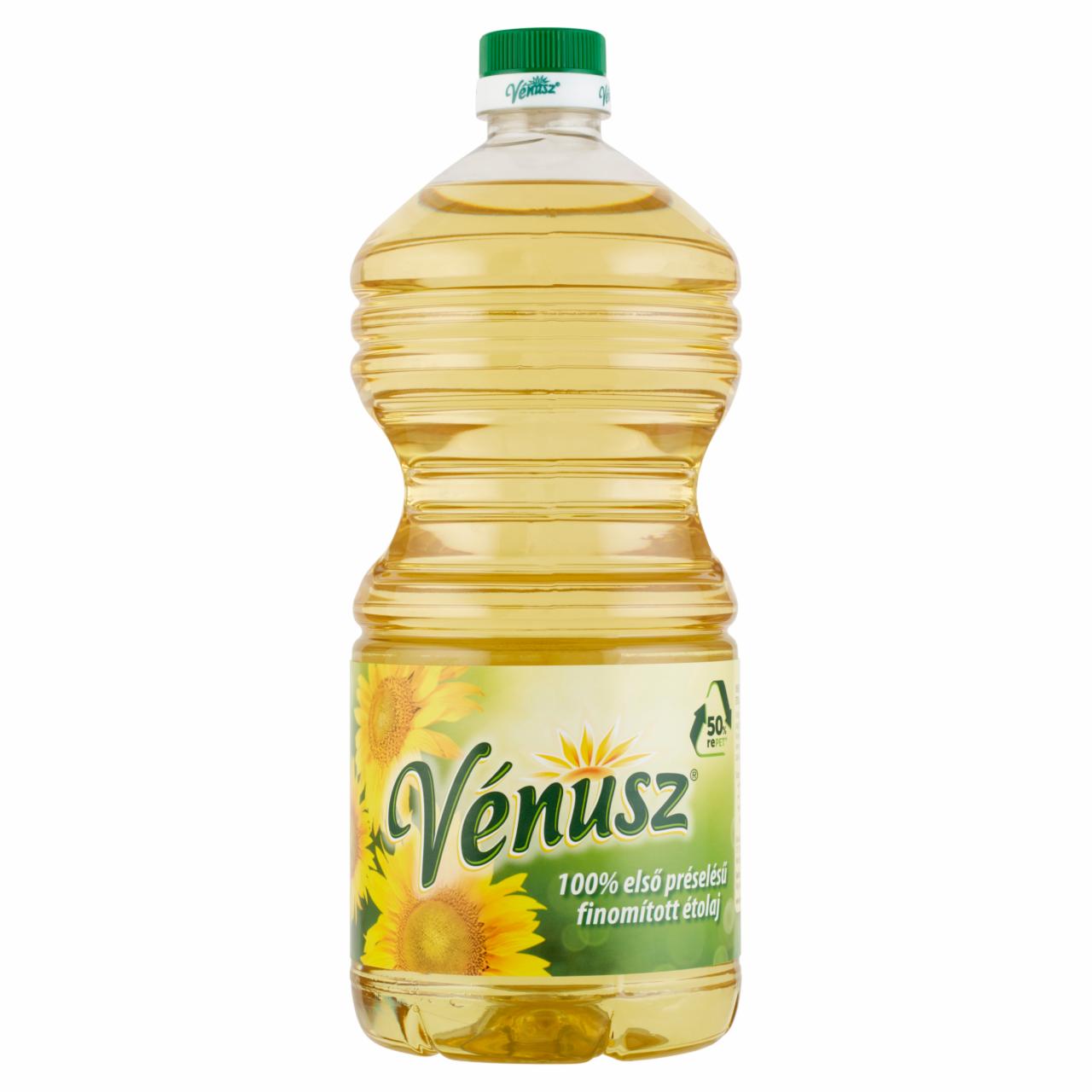 Képek - Vénusz 100% első préselésű, finomított napraforgó-étolaj 2 l