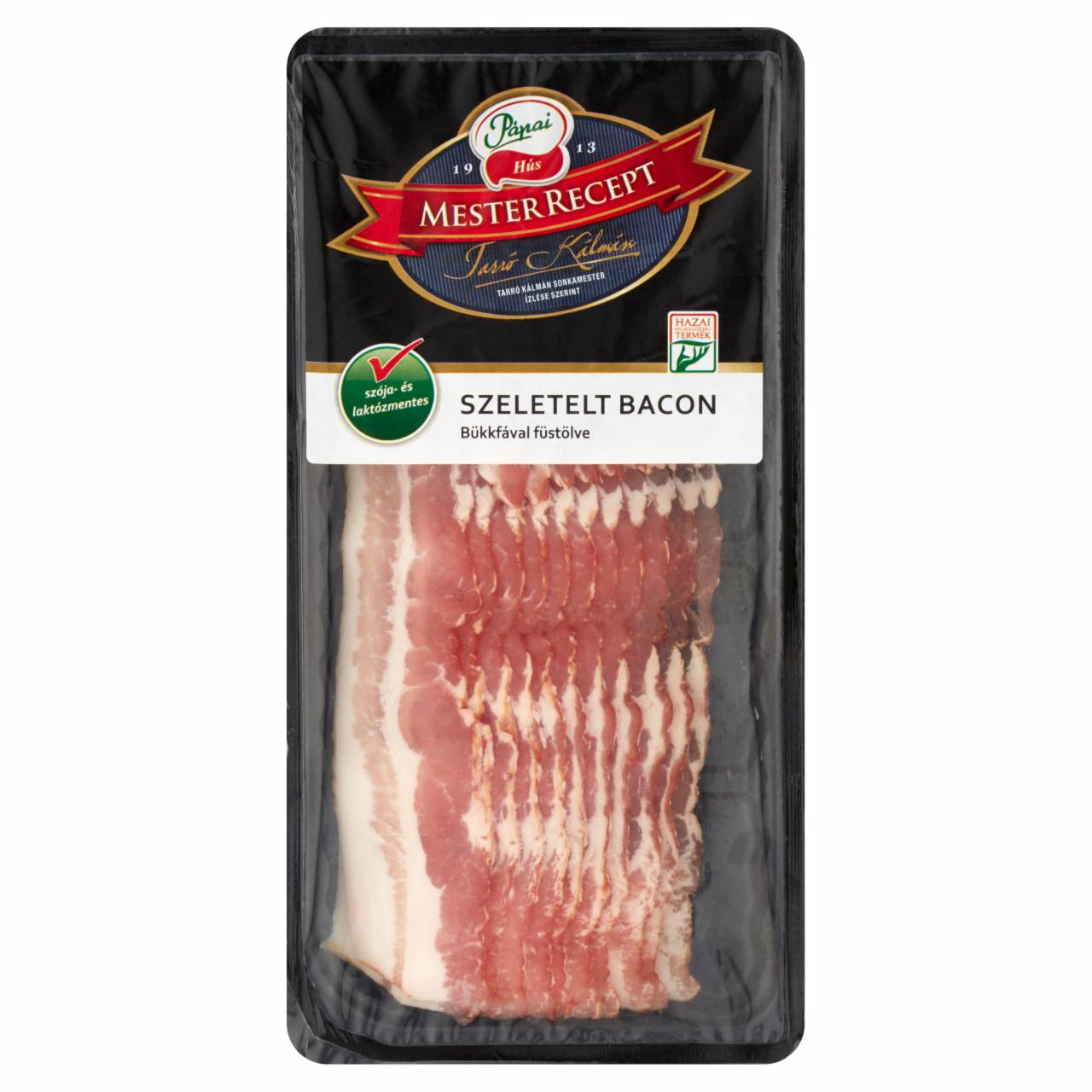 Képek - Pápai füstölt szeletelt sertés bacon szalonna 200 g
