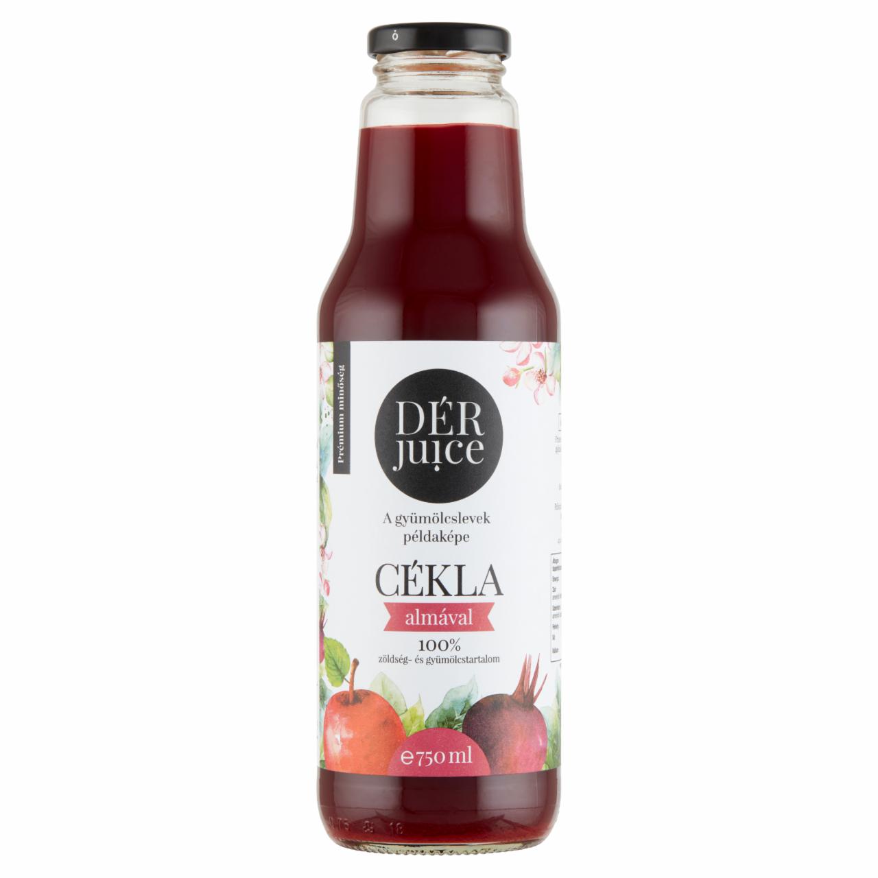 Képek - DÉR Juice 100% cékla almával zöldség- és gyümölcslé 750 ml