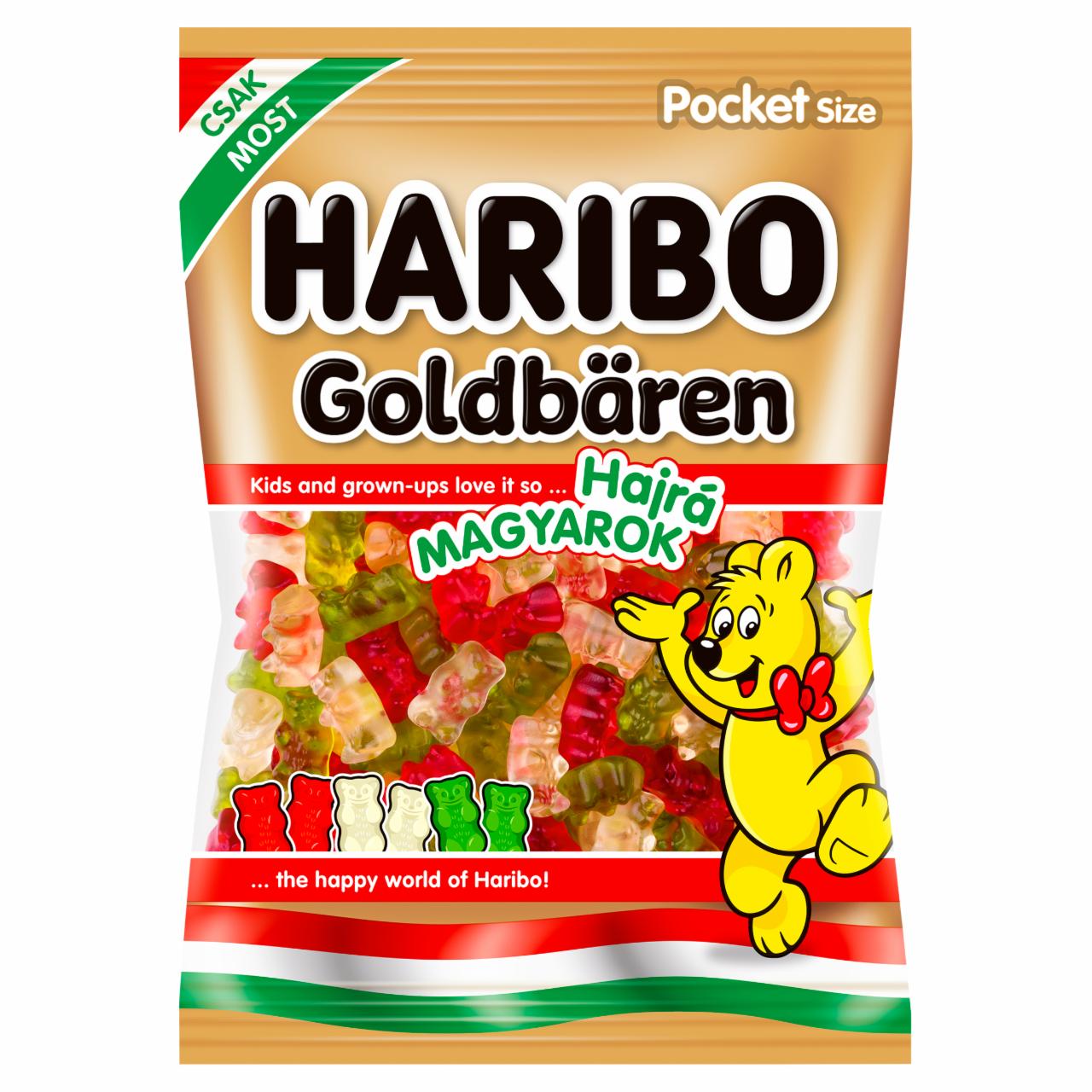 Képek - Haribo Goldbären gyümölcsízű gumicukorka 90 g