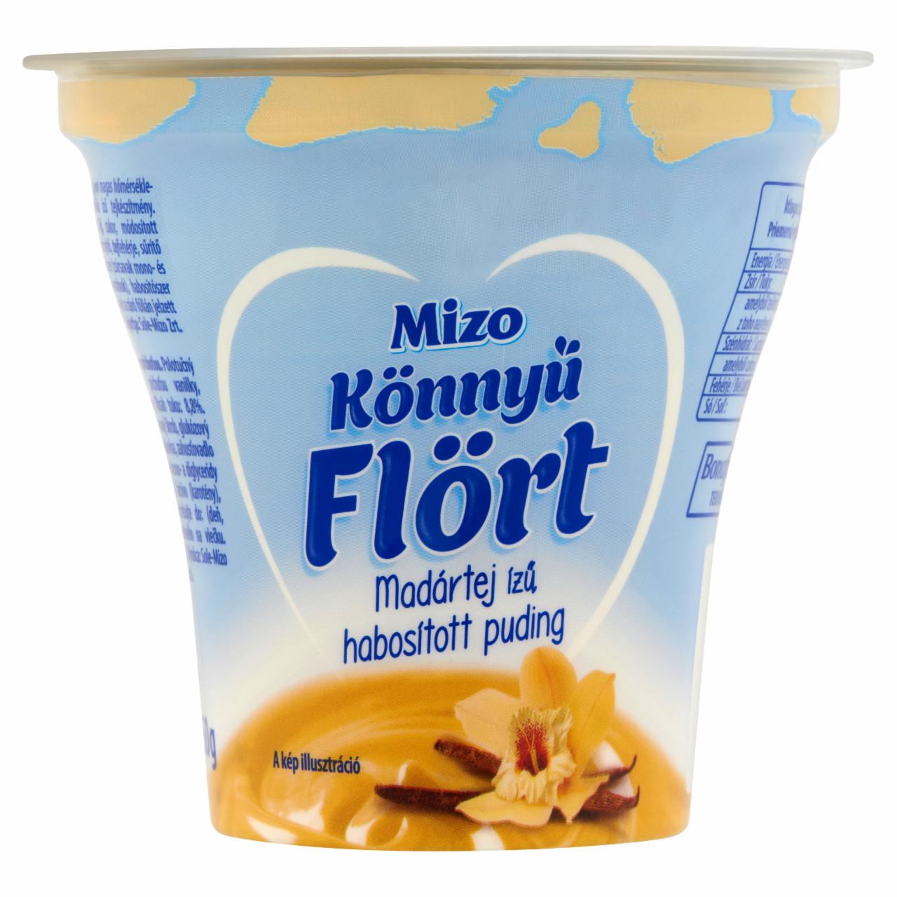 Képek - Mizo Könnyű Flört madártej ízű habosított puding 150 g