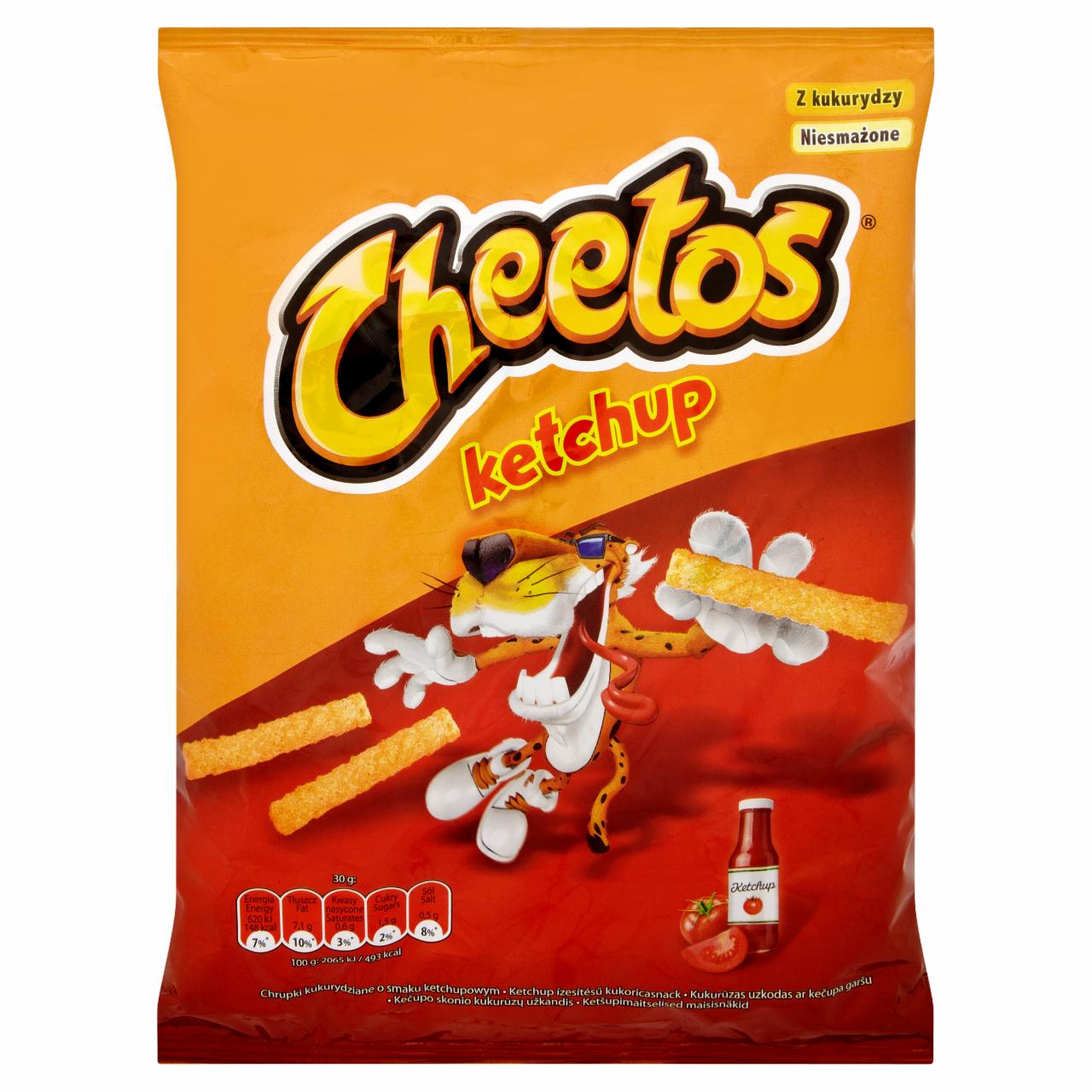 Képek - Cheetos Ketchup ízesítésű kukoricasnack 50 g