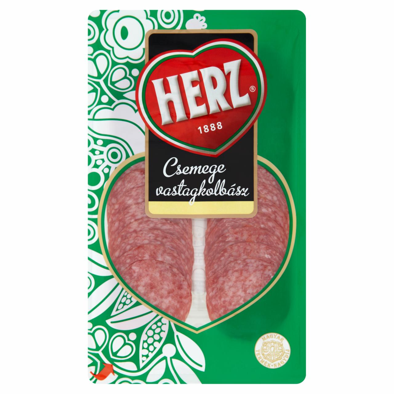 Képek - HERZ szeletelt csemege vastagkolbász 70 g