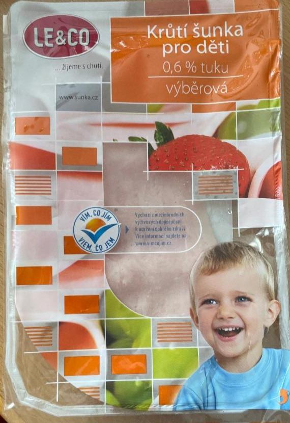 Képek - Krůtí šunka pro děti 0,6% tuku výběrová LE & CO