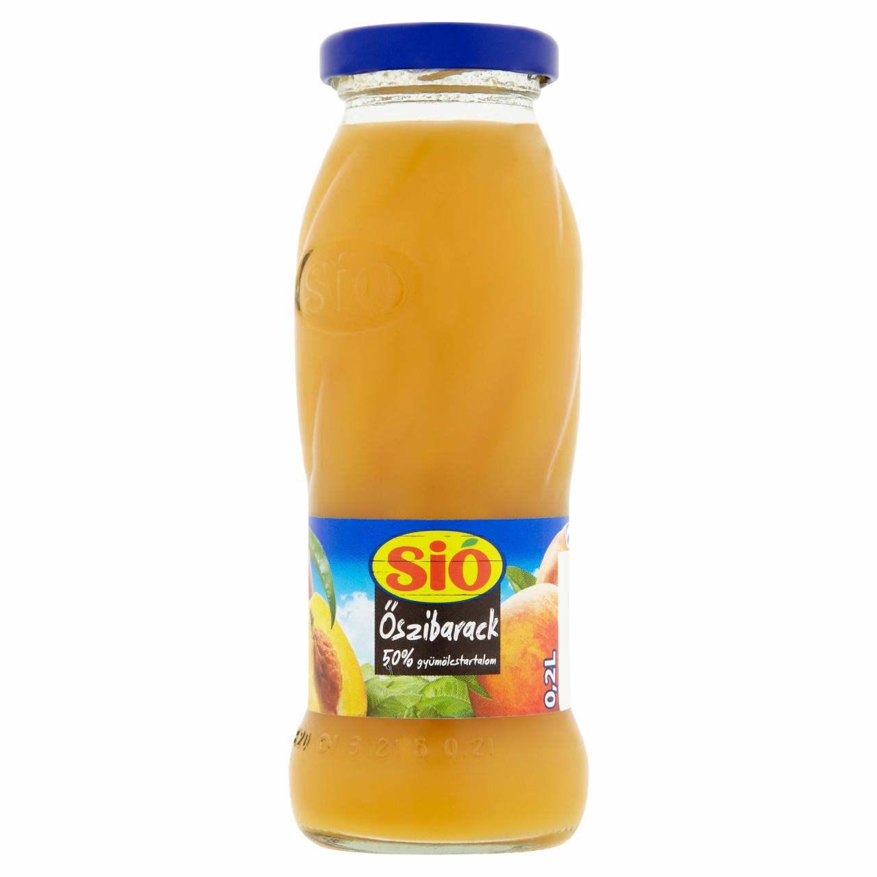 Képek - Sió rostos őszibarack nektár 0,2 l