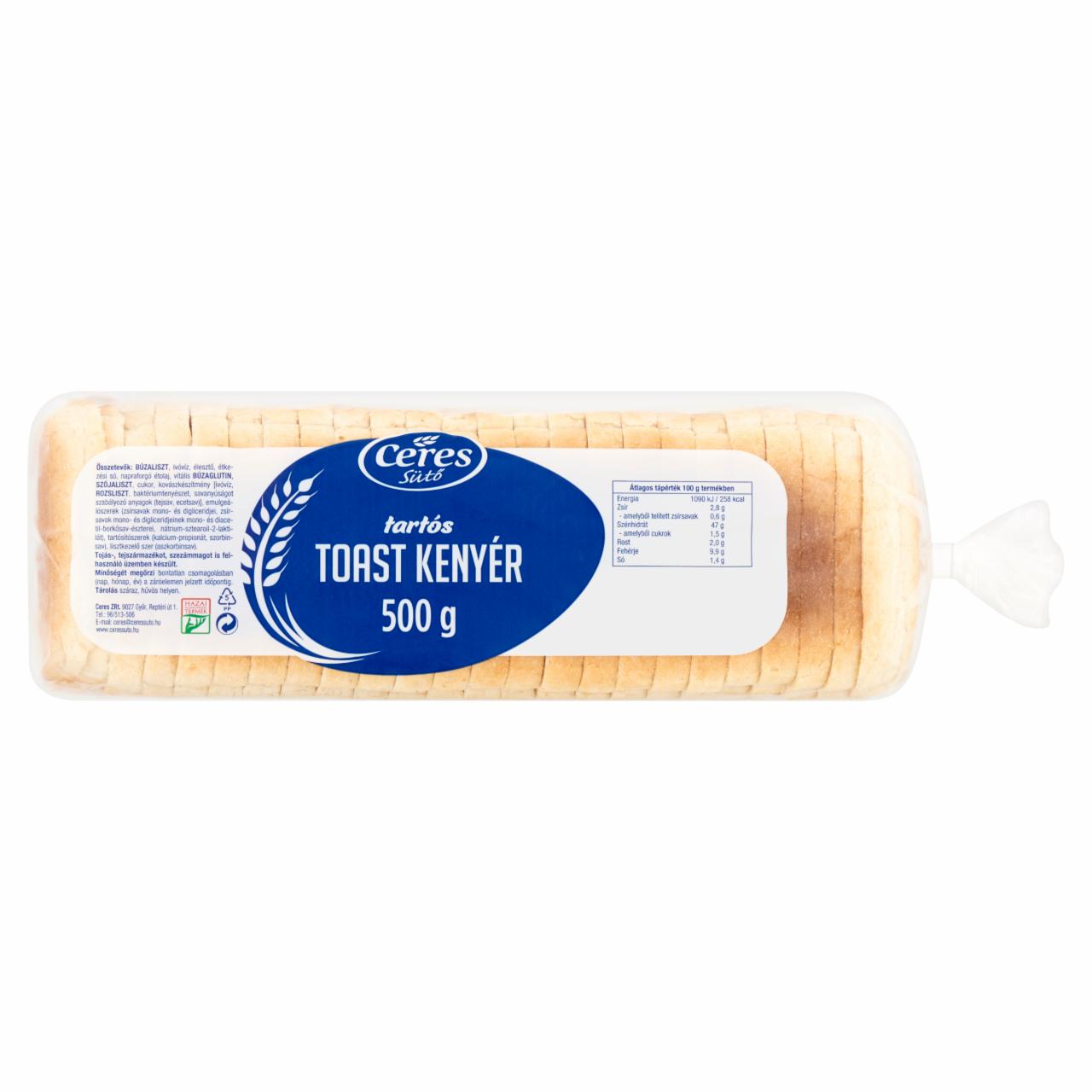 Képek - Ceres toast kenyér 500 g