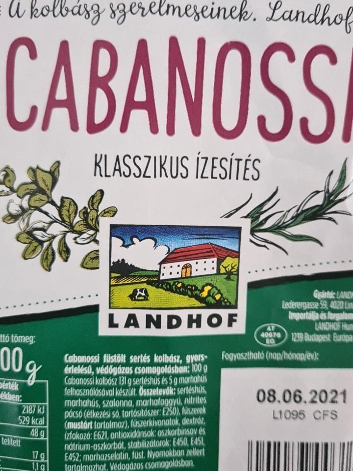 Képek - Landhof Cabanossi füstölt sertés kolbász 300 g