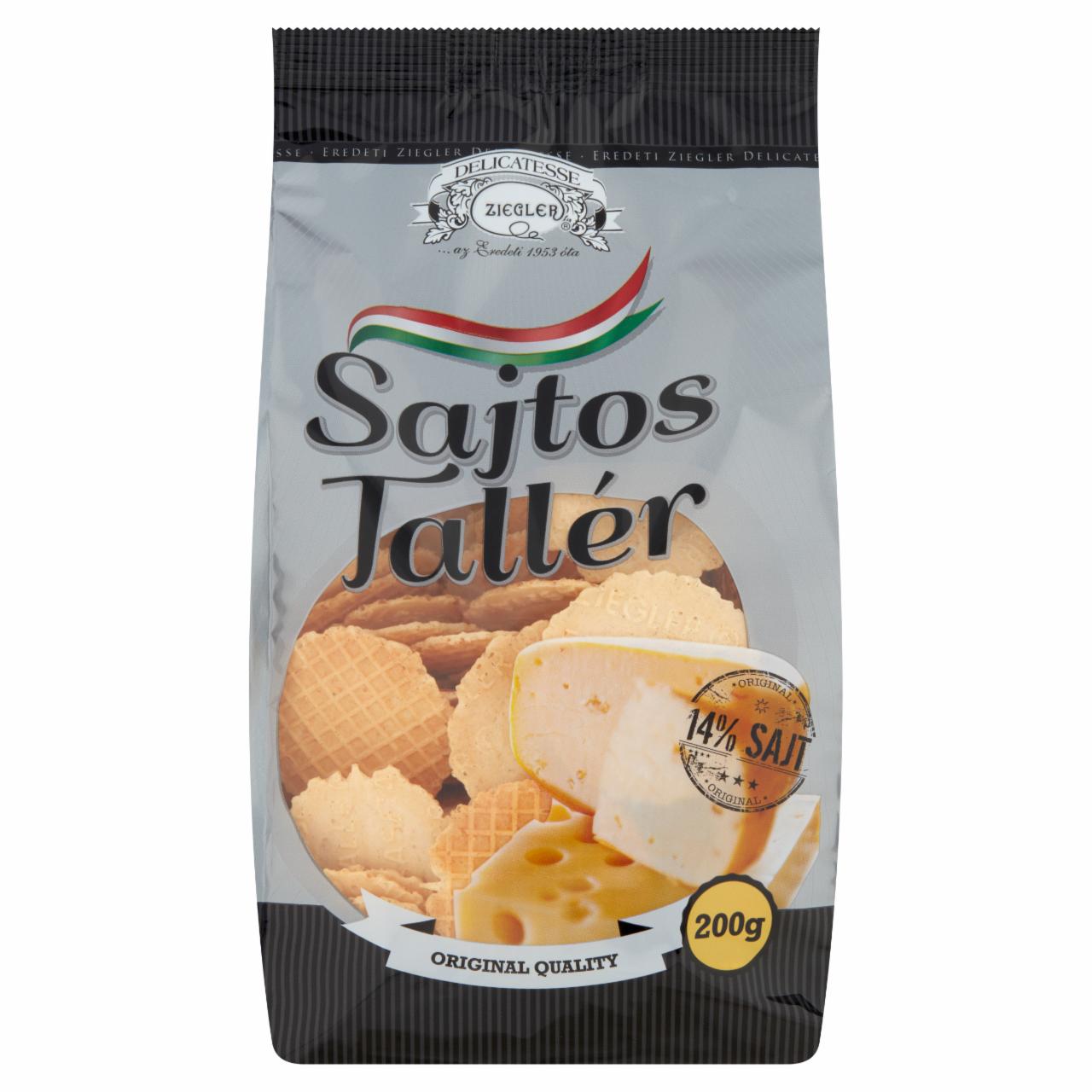 Képek - Ziegler sajtos tallér 200 g