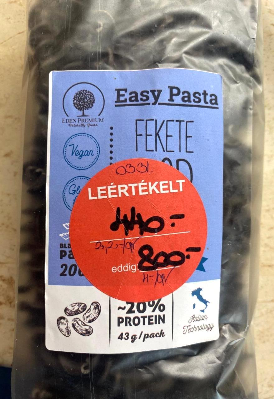 Képek - Easy pasta Feketebab száraztészta Eden premium