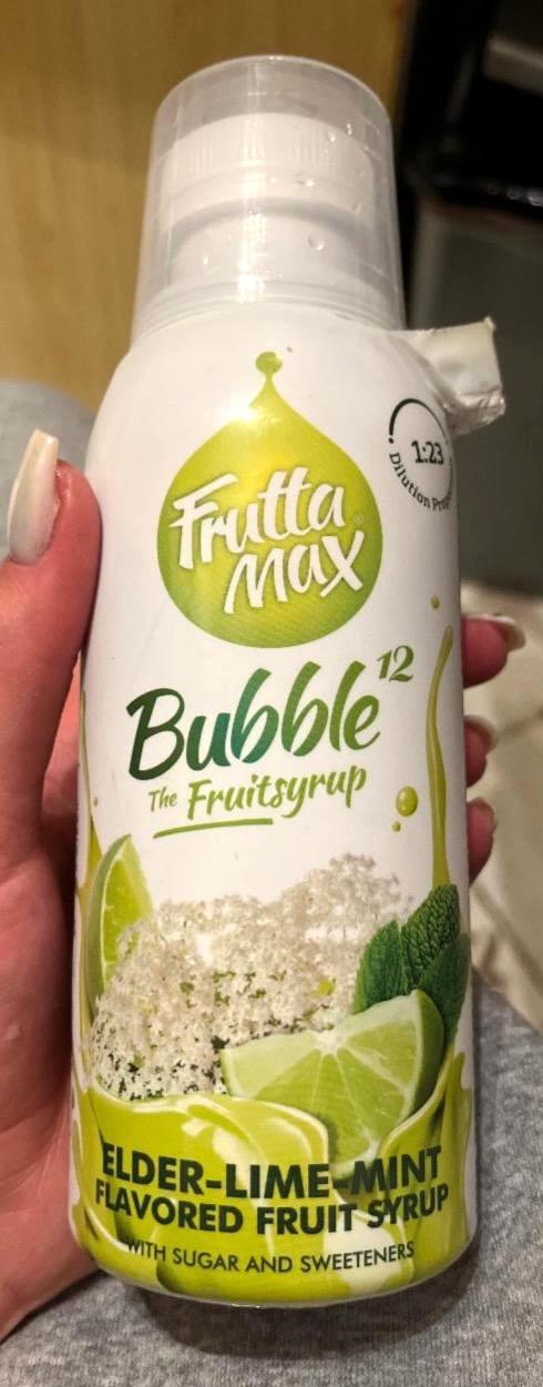 Képek - Bubble fruitsyrup elder-lime-mint FruttaMax