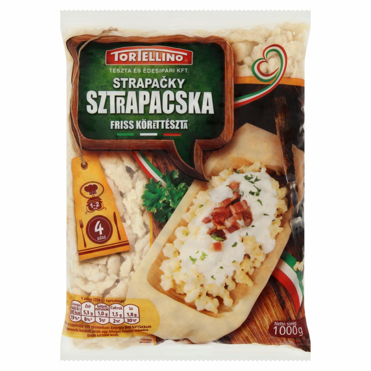 Képek - Tortellino sztrapacska friss körettészta 1000 g