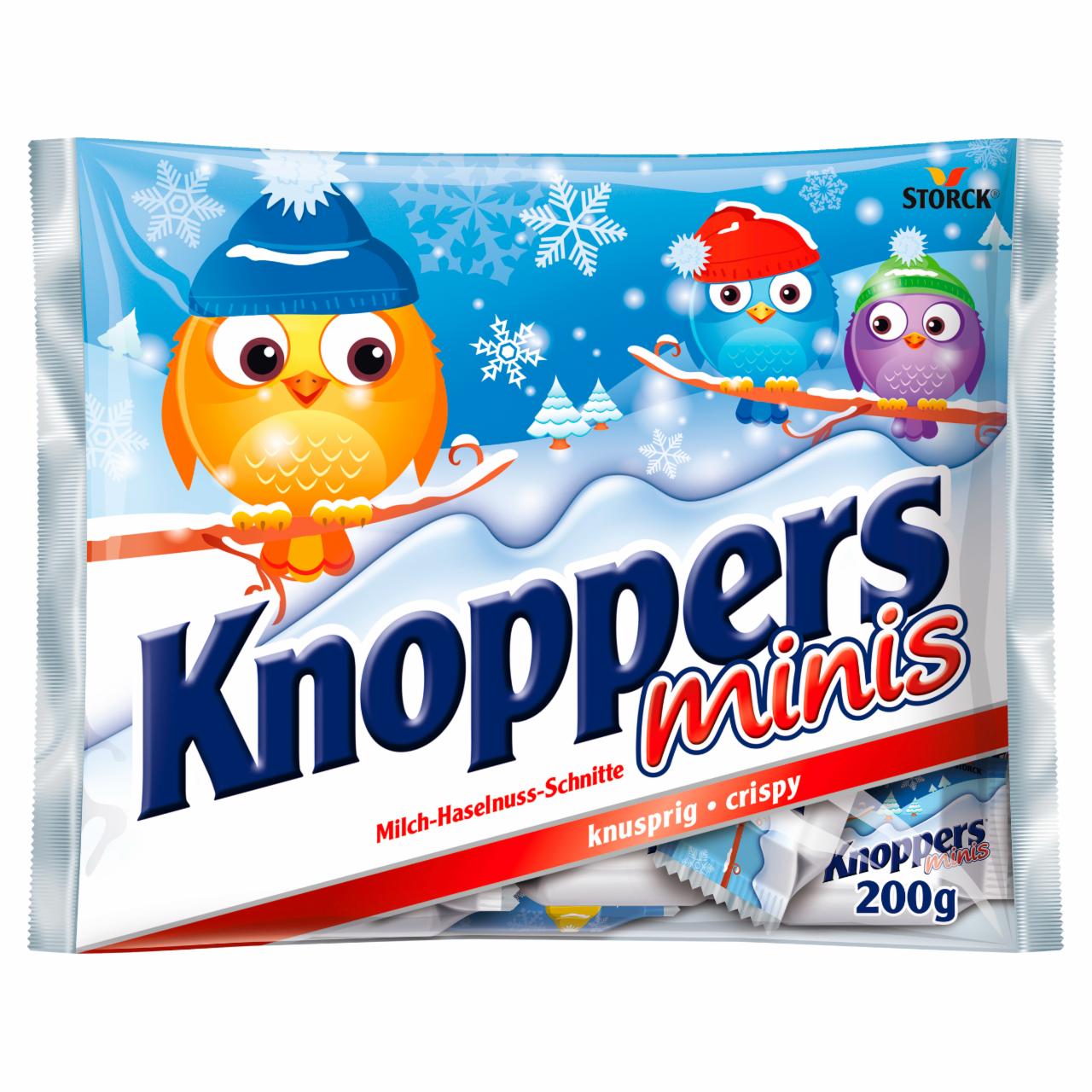 Képek - Knoppers Minis töltött ostya kakaós tejbevonóval félig mártva 200 g