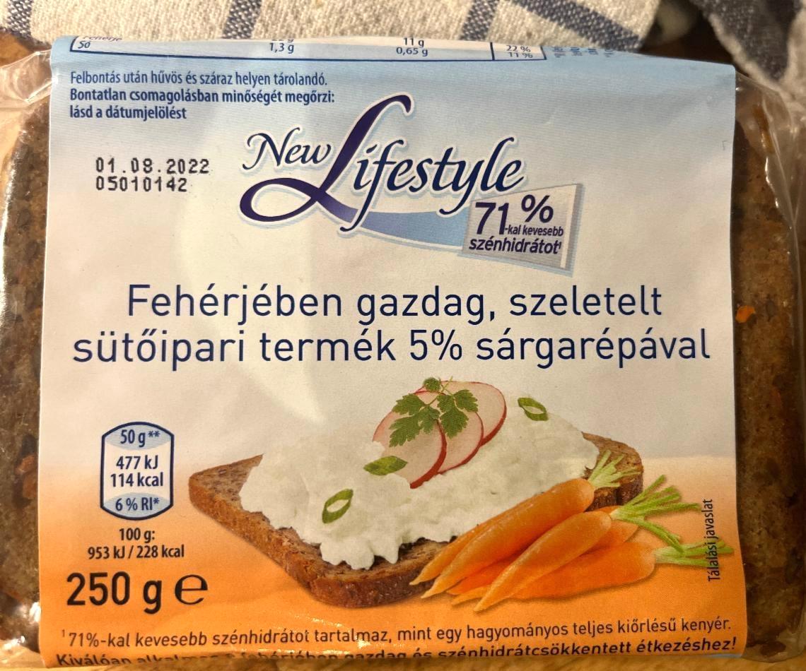 Képek - Fehérjedús rozskenyér sárgarépás New Lifestyle