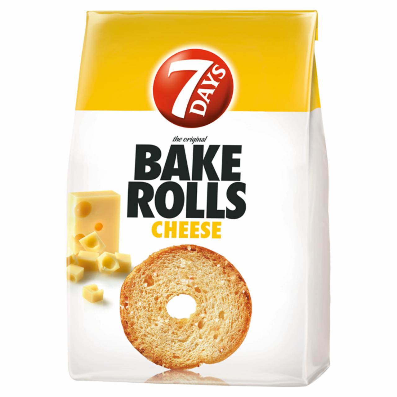 Képek - 7DAYS Bake Rolls sajtos kétszersült 80 g