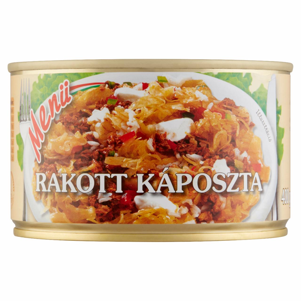 Képek - Menü rakott káposzta