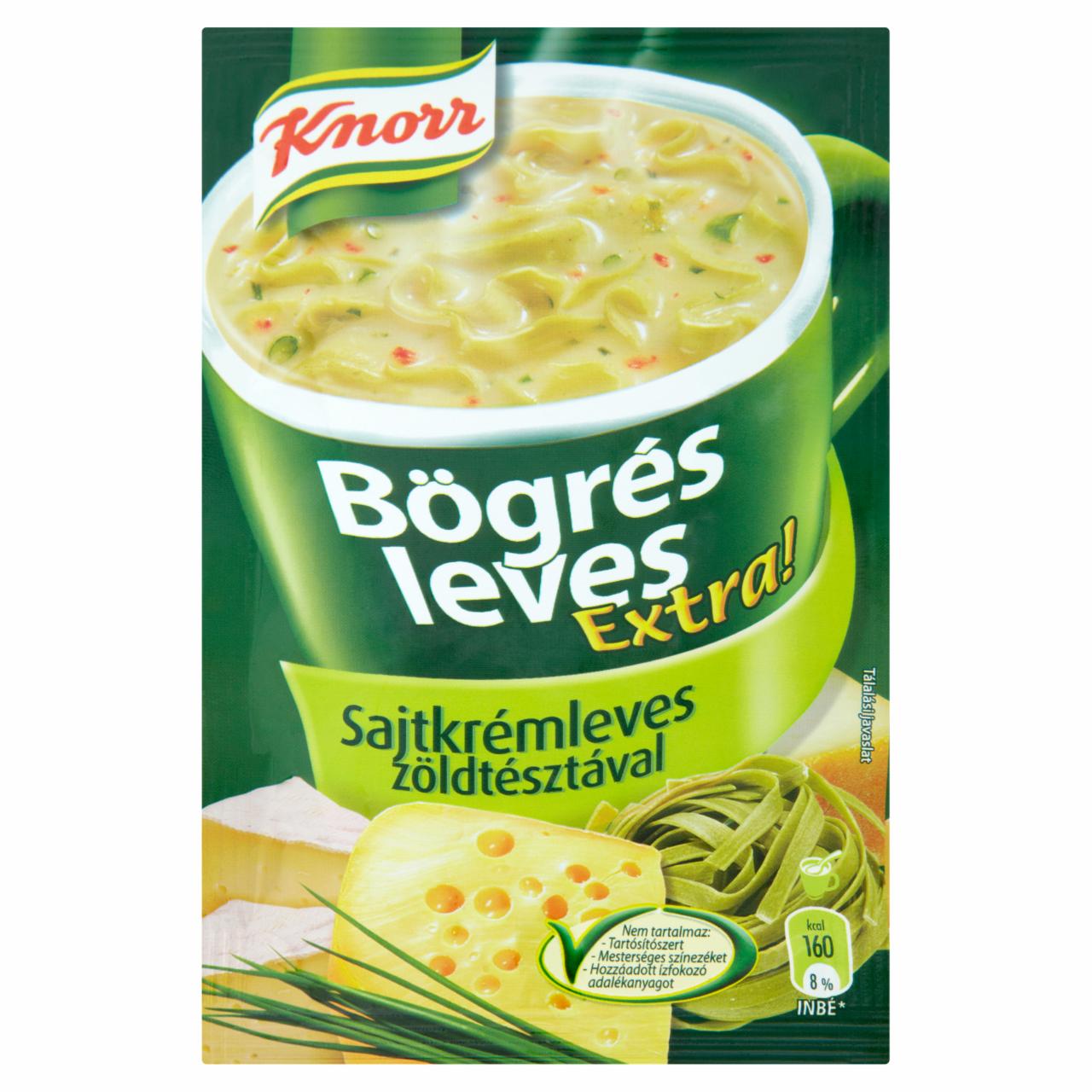 Képek - Knorr Bögrés Leves Extra sajtkrémleves zöldtésztával 35 g