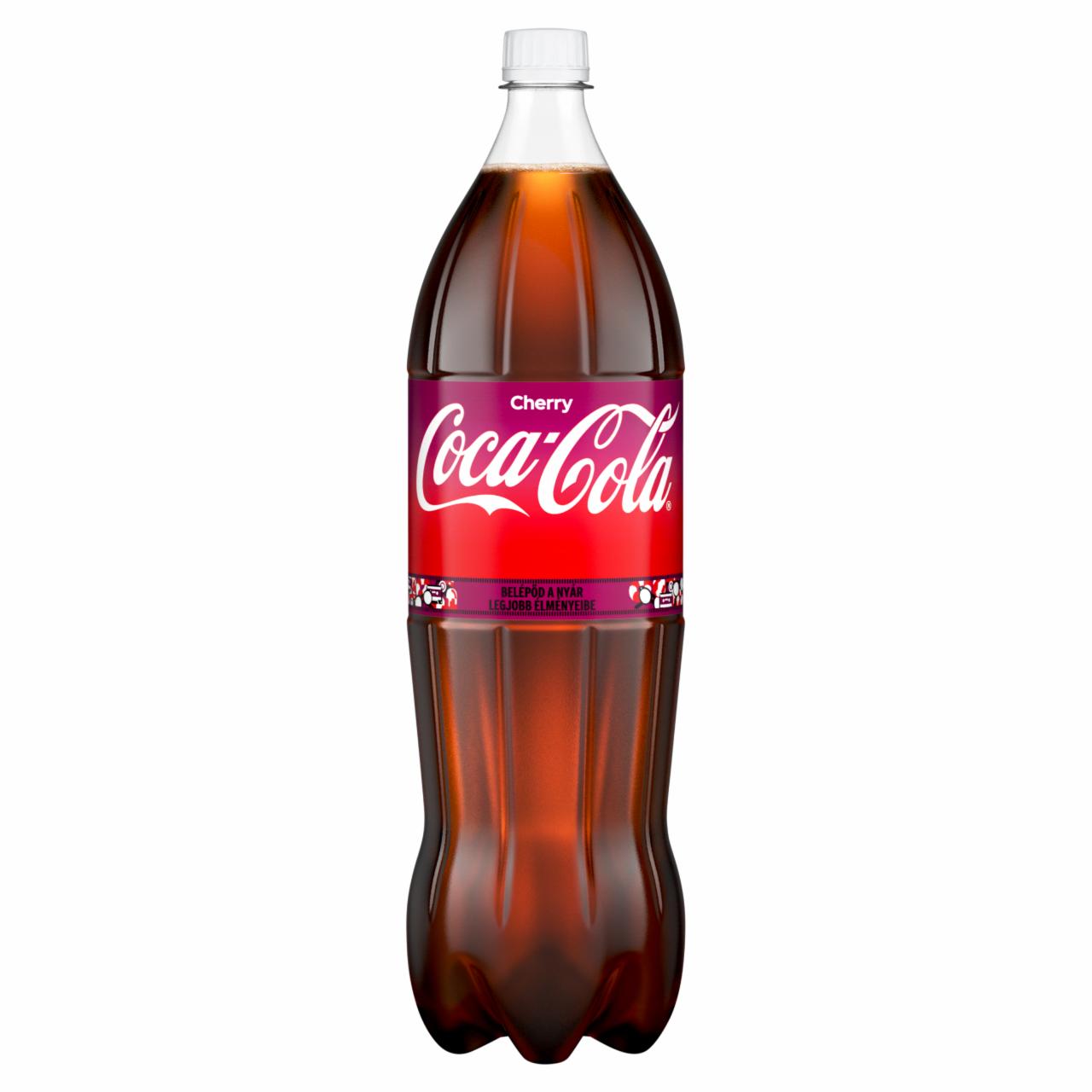 Képek - Coca-Cola Cherry Coke colaízű szénsavas üdítőital cseresznye ízesítéssel 1,75 l