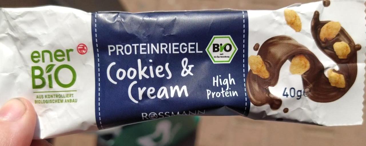 Képek - Proteinriegel Cookies & cream EnerBio