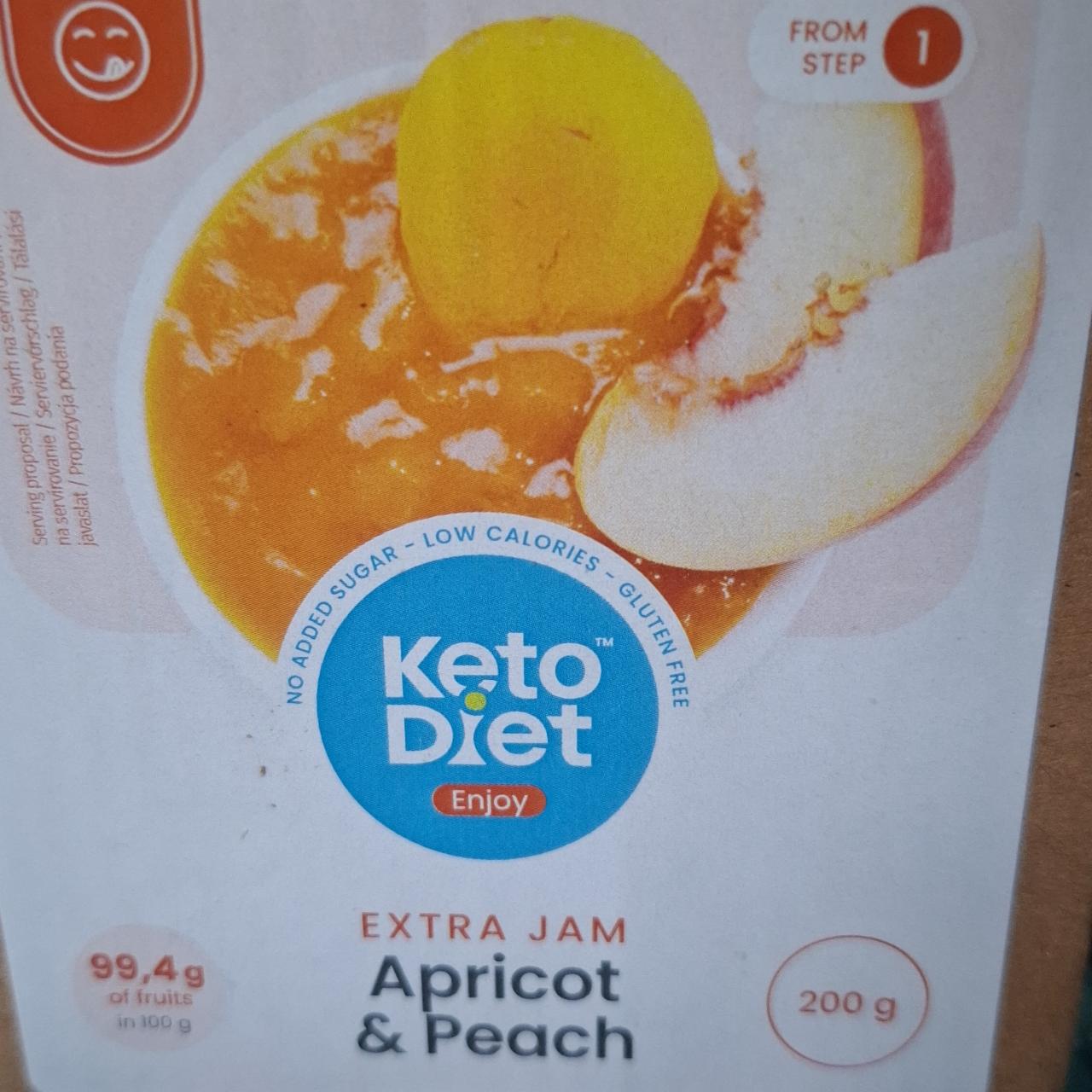 Képek - Extra jam Apricot & Peach KetoDiet