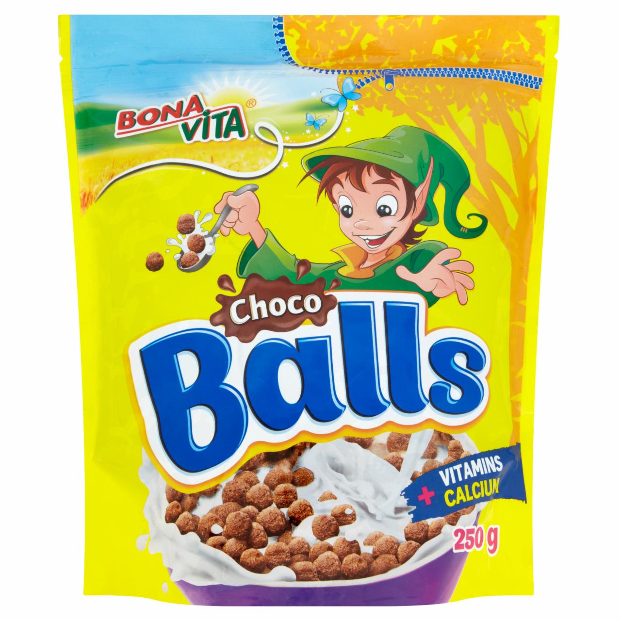 Képek - Bona Vita Choco Balls kakaóízű gabonagolyó 250 g