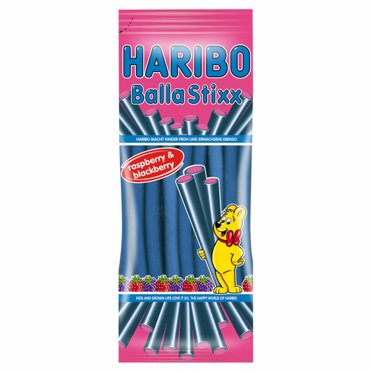 Képek - Haribo Balla Stixx málna és feketeribizli ízű gumicukorka 80 g