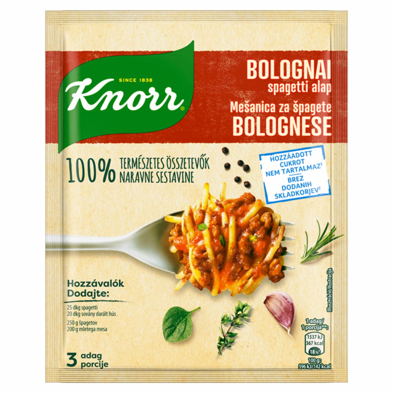 Képek - Knorr bolognai spagetti alap 38 g