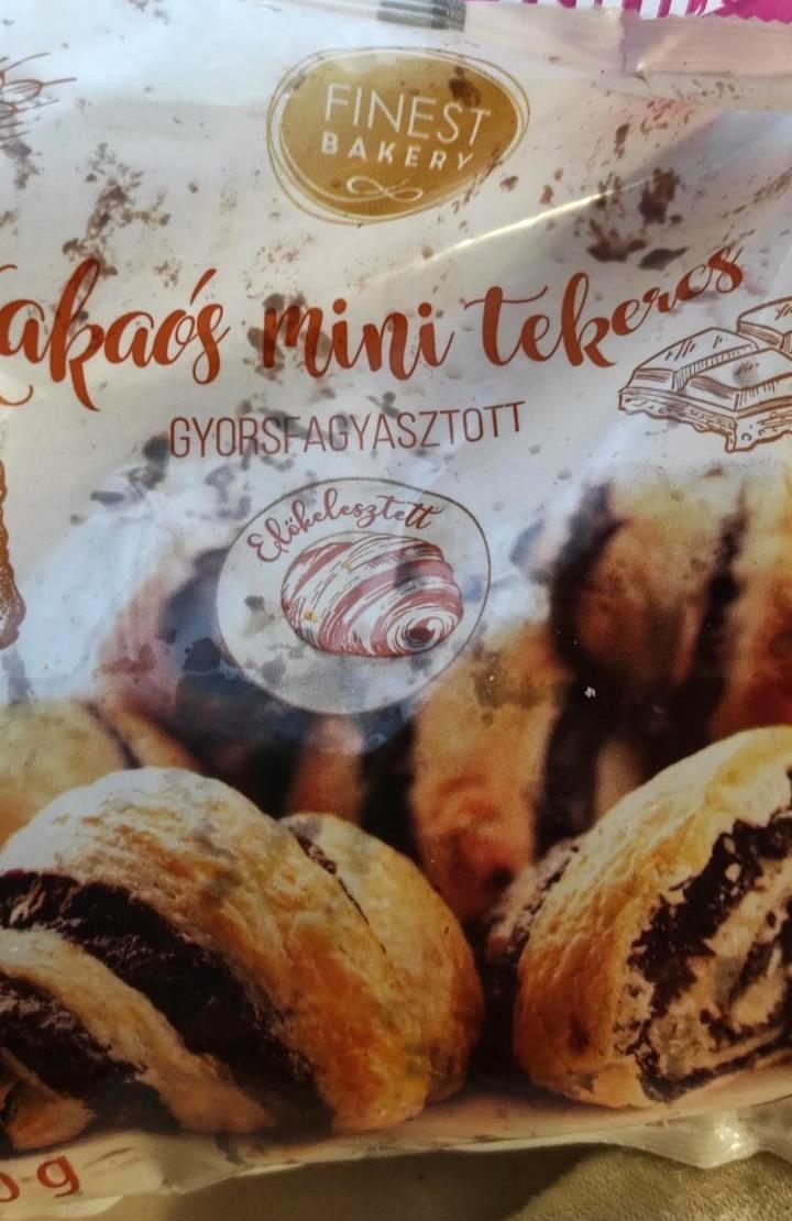 Képek - Kakaós mini tekercs gyorsfagyasztott Finest Bakery