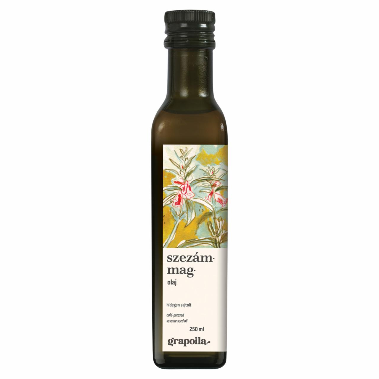 Képek - Grapoila hidegen sajtolt szezámmagolaj 250 ml
