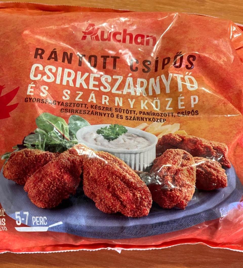 Képek - Rántott csípős csirkeszárnytő és szárnyközép Auchan