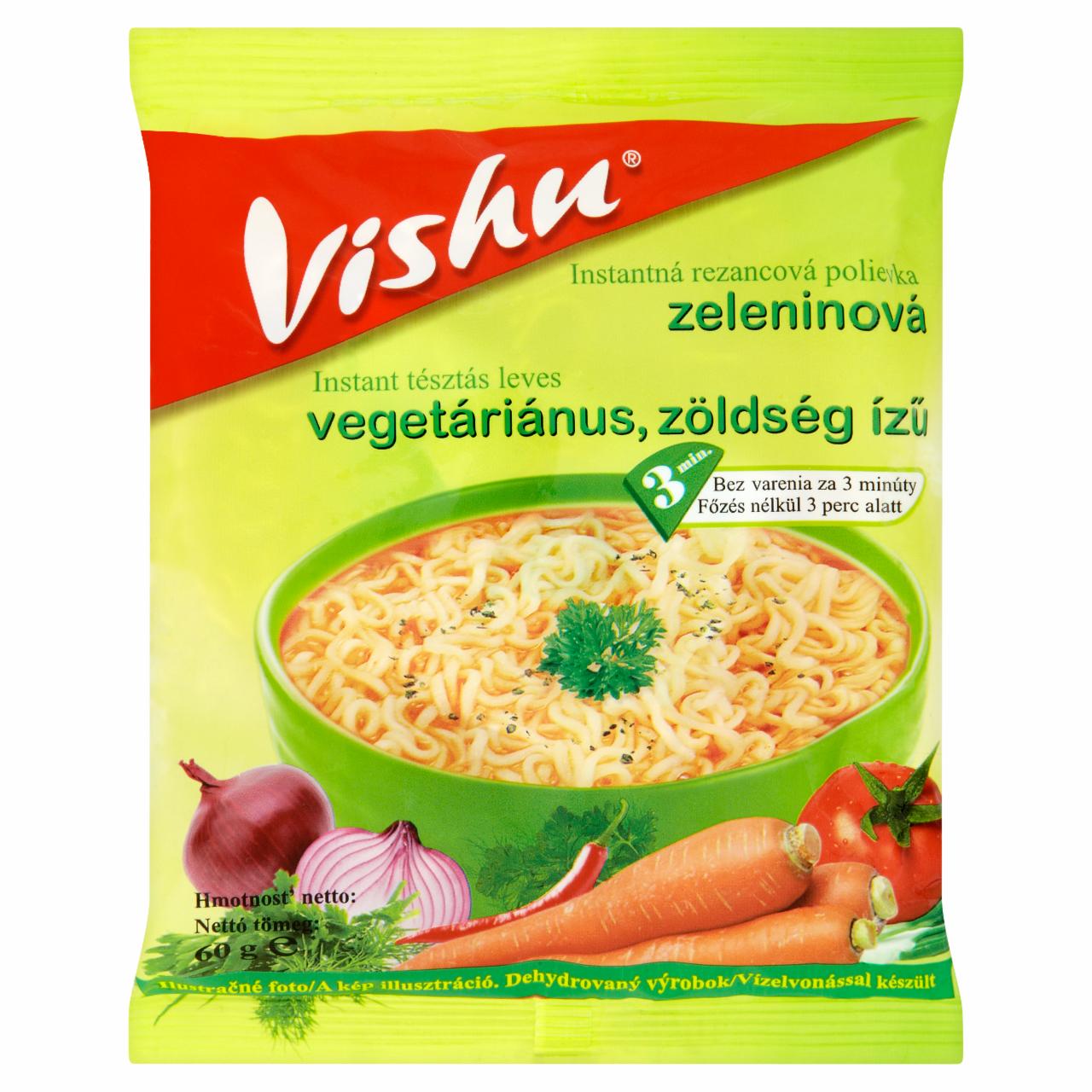 Képek - Vishu vegetáriánus, zöldség ízű instant tésztás leves 60 g