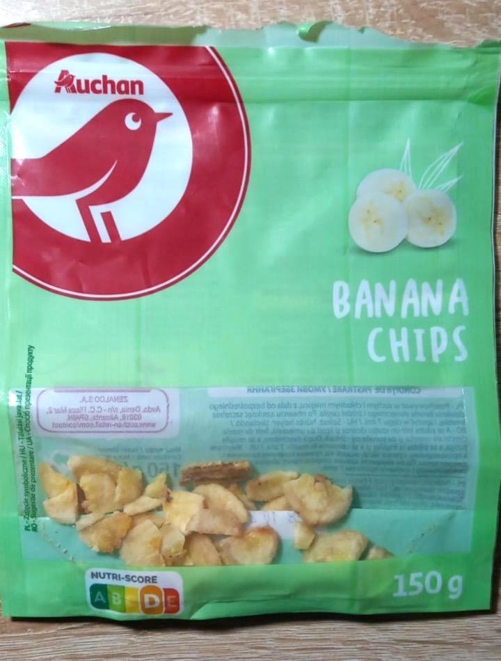 Képek - Szárított banánchips Auchan Nívó