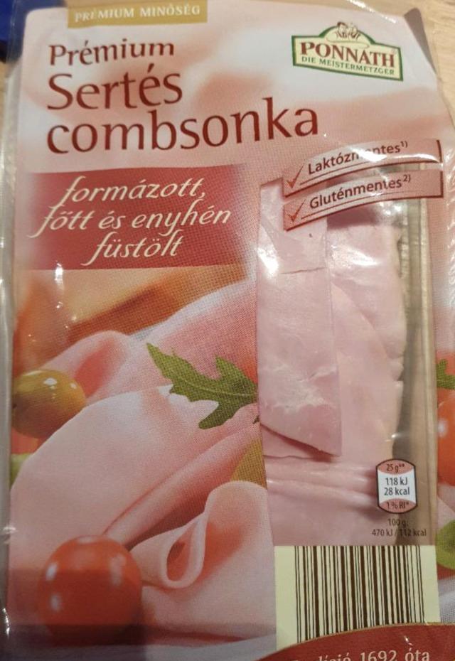 Képek - Prémium sertés combsonka formázott, főtt és enyhén füstölt Ponnath