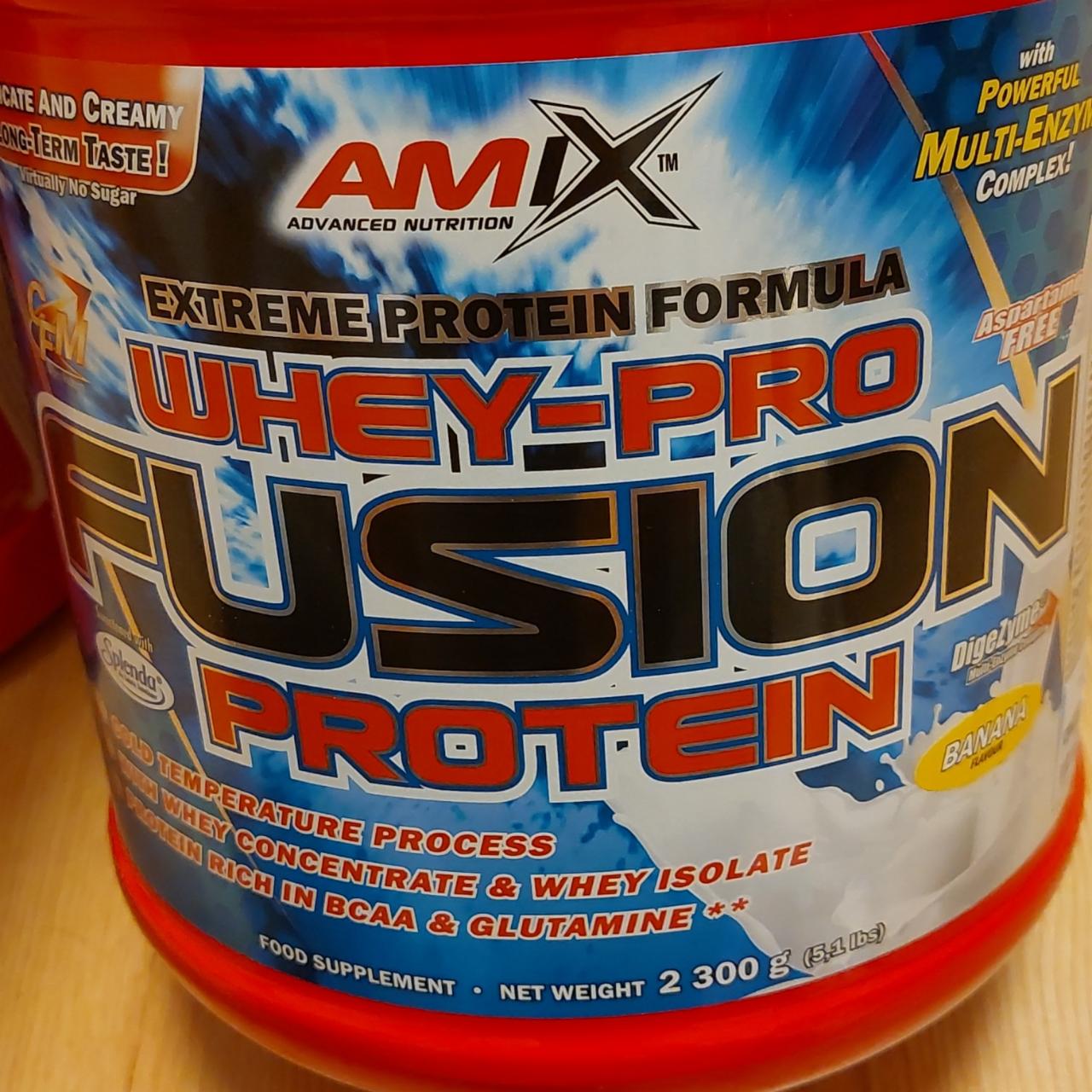 Képek - Whey-pro fusion Protein banana flavour AmiX