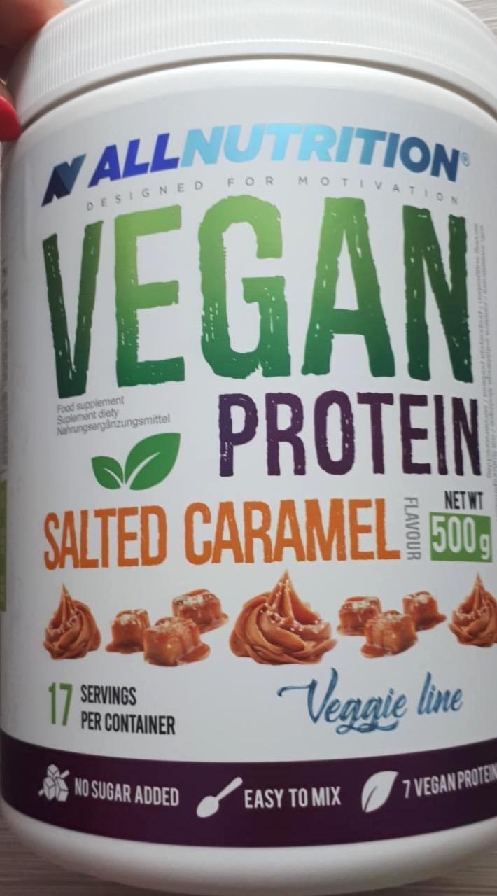 Képek - Vegan protein Salted caramel Allnutrition