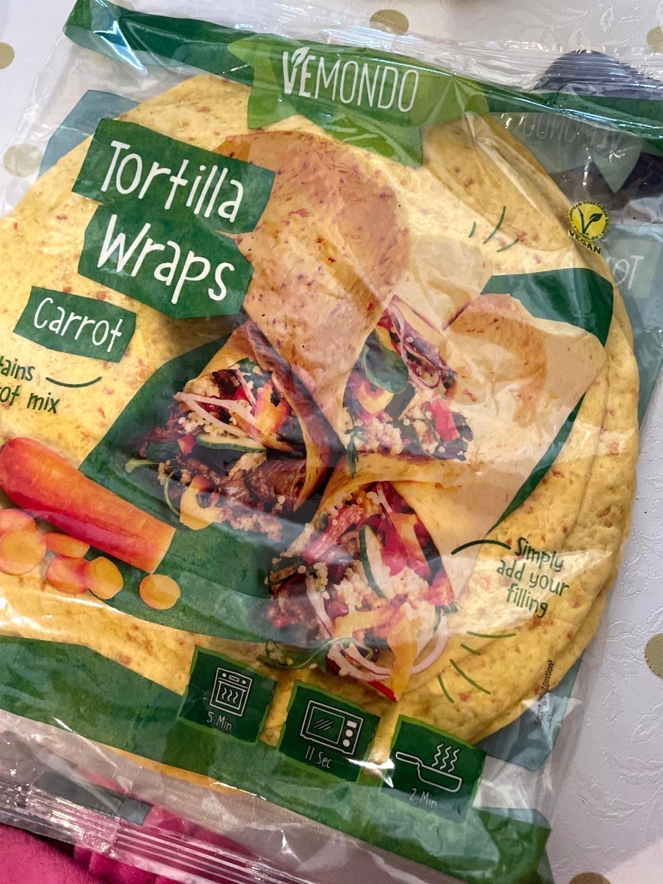 Képek - Tortilla wraps carrot Vemondo