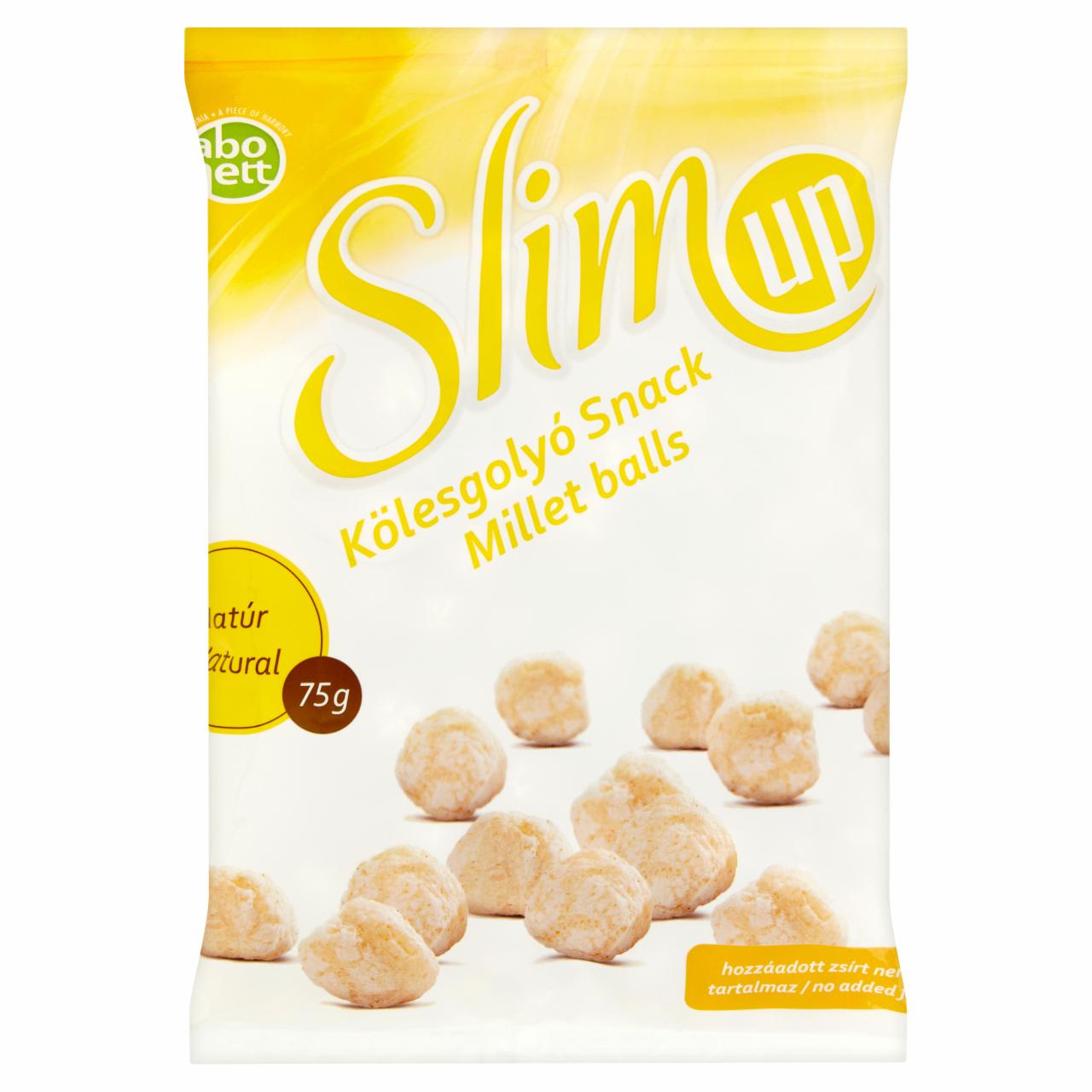 Képek - Abonett SlimUp natúr kölesgolyó snack 75 g