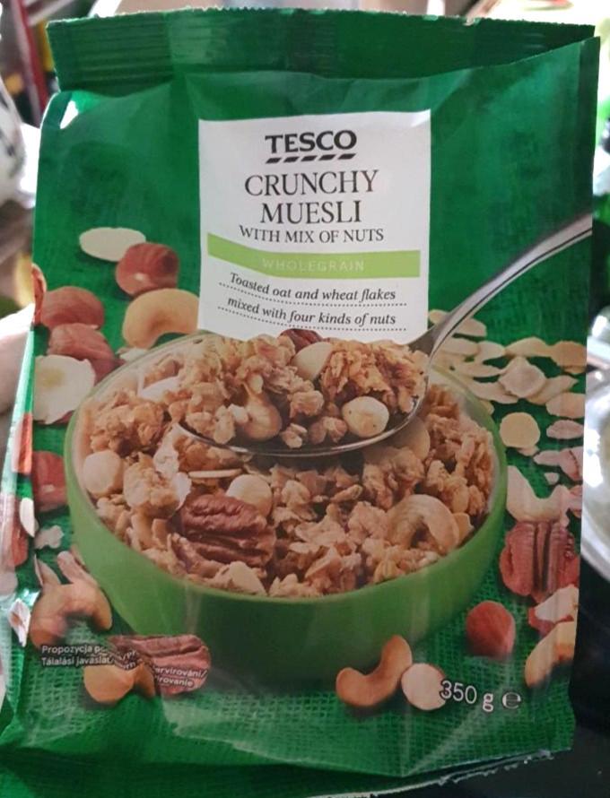 Képek - Crunchy Muesli with Mix of Nuts (Granola) wholegrain Tesco