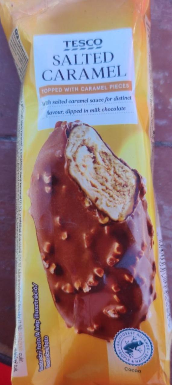 Képek - Salted Caramel topped with caramel pieces Tesco