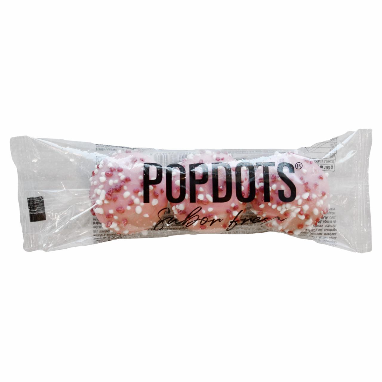 Képek - Popdots gyorsfagyasztott epres fánkgolyók triopack 60 g