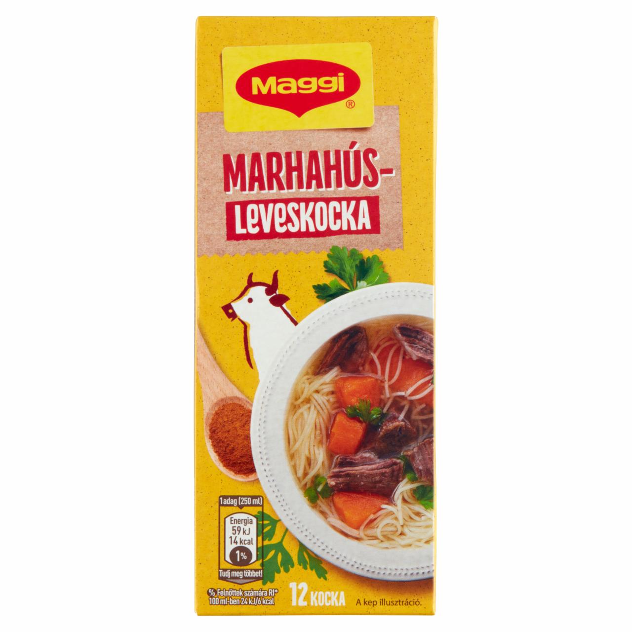 Képek - Maggi Marhahúsleves-kocka 120 g